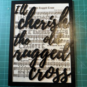 Old Rugged Cross Wall Hanging